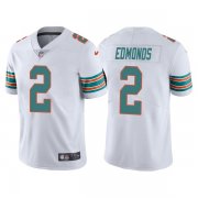 Wholesale Cheap Men's Miami Dolphins #2 Chase Edmonds White Color Rush Limited Stitched Football Jersey