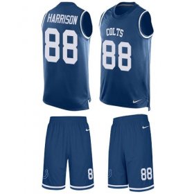 Wholesale Cheap Nike Colts #88 Marvin Harrison Royal Blue Team Color Men\'s Stitched NFL Limited Tank Top Suit Jersey