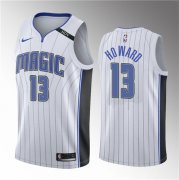 Wholesale Cheap Men's Orlando Magic #13 Jett Howard White 2023 Draft Icon Edition Stitched Basketball Jersey