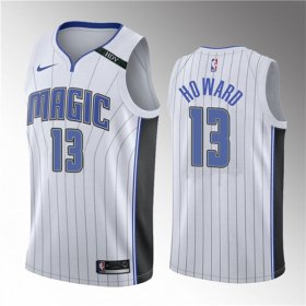 Wholesale Cheap Men\'s Orlando Magic #13 Jett Howard White 2023 Draft Icon Edition Stitched Basketball Jersey