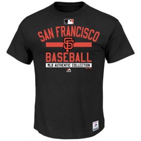 Wholesale Cheap San Francisco Giants Majestic Big & Tall Authentic Collection Team Property T-Shirt Black