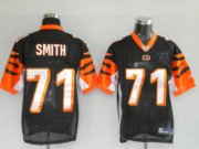 Wholesale Cheap Bengals #71 Andre Smith Black Stitched NFL Jersey