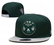 Wholesale Cheap Milwaukee Bucks Finals Stitched Snapback Hats 009