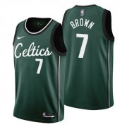 Wholesale Cheap Men's Boston Celtics #7 Jaylen Brown 2022-23 Green City Edition Stitched Jersey