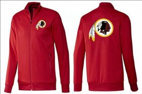 Wholesale Cheap NFL Washington Redskins Team Logo Jacket Red_1