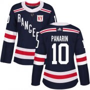 Wholesale Cheap Adidas Rangers #10 Artemi Panarin Navy Blue Authentic 2018 Winter Classic Women's Stitched NHL Jersey