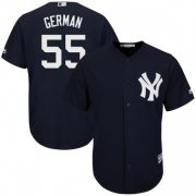 Wholesale Cheap Yankees #55 Domingo German Navy Blue New Cool Base Stitched Youth MLB Jersey