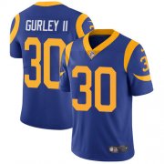 Wholesale Cheap Nike Rams #30 Todd Gurley II Royal Blue Alternate Men's Stitched NFL Vapor Untouchable Limited Jersey