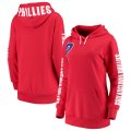 Wholesale Cheap Philadelphia Phillies G-III 4Her by Carl Banks Women's 12th Inning Pullover Hoodie Red