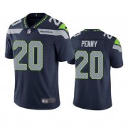 Wholesale Cheap Men's Seattle Seahawks #20 Rashaad Penny Navy Vapor Untouchable Limited Stitched Jersey