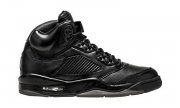 Wholesale Cheap Air Jordan 5 Premium Triple Black All Black