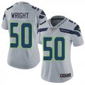 Wholesale Cheap Nike Seahawks #50 K.J. Wright Grey Alternate Women's Stitched NFL Vapor Untouchable Limited Jersey