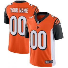 Wholesale Cheap Nike Cincinnati Bengals Customized Orange Alternate Stitched Vapor Untouchable Limited Men\'s NFL Jersey