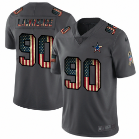 Wholesale Cheap Dallas Cowboys #90 Demarcus Lawrence Nike 2018 Salute to Service Retro USA Flag Limited NFL Jersey