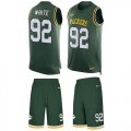 Wholesale Cheap Nike Packers #92 Reggie White Green Team Color Men's Stitched NFL Limited Tank Top Suit Jersey