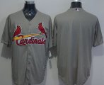 Wholesale Cheap Cardinals Blank Grey New Cool Base Stitched MLB Jersey