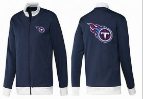 Wholesale Cheap NFL Tennessee Titans Team Logo Jacket Dark Blue_1