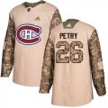 Wholesale Cheap Adidas Canadiens #26 Jeff Petry Camo Authentic 2017 Veterans Day Stitched NHL Jersey