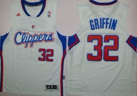 Wholesale Cheap Los Angeles Clippers #32 Blake Griffin Revolution 30 Swingman White Jersey