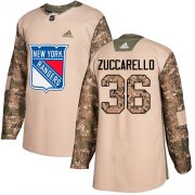 Wholesale Cheap Adidas Rangers #36 Mats Zuccarello Camo Authentic 2017 Veterans Day Stitched NHL Jersey