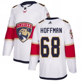 Wholesale Cheap Adidas Panthers #68 Mike Hoffman White Road Authentic Stitched NHL Jersey