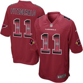 Wholesale Cheap Nike Cardinals #11 Larry Fitzgerald Red Team Color Men\'s Stitched NFL Limited Strobe Jersey