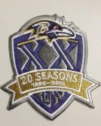 Wholesale Cheap Stitched Baltimore Ravens 1996-2015 20th Seasons Jersey Patch