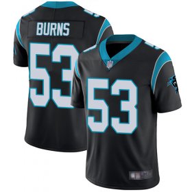 Wholesale Cheap Nike Panthers #53 Brian Burns Black Team Color Men\'s Stitched NFL Vapor Untouchable Limited Jersey
