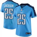 Wholesale Cheap Nike Titans #25 Adoree' Jackson Light Blue Women's Stitched NFL Limited Rush Jersey