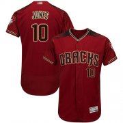 Wholesale Cheap Diamondbacks #10 Adam Jones Sedona Red Flexbase Authentic Collection Stitched MLB Jersey