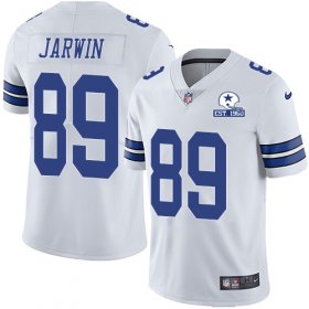 Wholesale Cheap Nike Cowboys #89 Blake Jarwin White Men\'s Stitched With Established In 1960 Patch NFL Vapor Untouchable Limited Jersey