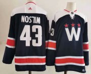 Wholesale Cheap Men's Washington Capitals #43 Tom Wilson NEW Navy Blue Adidas Stitched NHL Jersey