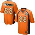 Wholesale Cheap Nike Broncos #88 Demaryius Thomas Orange Team Color Men's Stitched NFL Game Super Bowl 50 Collection Jersey