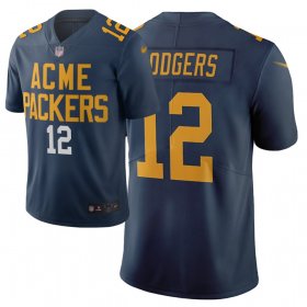 Wholesale Cheap Nike Packers #12 Aaron Rodgers Navy Men\'s Stitched NFL Limited City Edition Jersey