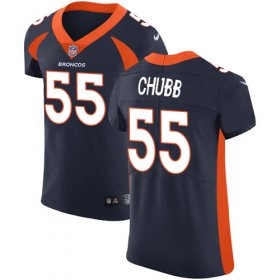 Wholesale Cheap Nike Broncos #55 Bradley Chubb Navy Blue Alternate Men\'s Stitched NFL Vapor Untouchable Elite Jersey
