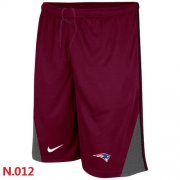 Wholesale Cheap Nike NFL New England Patriots Classic Shorts Red