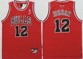 Wholesale Cheap Chicago Bulls #12 Michael Jordan Red Swingman Jersey