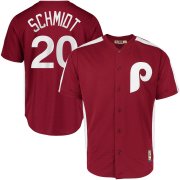 Wholesale Cheap Philadelphia Phillies #20 Mike Schmidt Majestic 1979 Saturday Night Special Cool Base Cooperstown Player Jersey Maroon