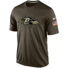 Wholesale Cheap Men\'s Baltimore Ravens Salute To Service Nike Dri-FIT T-Shirt