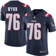 Wholesale Cheap Nike Patriots #76 Isaiah Wynn Navy Blue Youth Stitched NFL Limited Rush Jersey