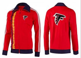 Wholesale Cheap NFL Atlanta Falcons Team Logo Jacket Red_2