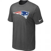 Wholesale Cheap New England Patriots Sideline Legend Authentic Logo Dri-FIT Nike NFL T-Shirt Crow Grey