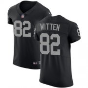 Wholesale Cheap Nike Raiders #82 Jason Witten Black Team Color Men's Stitched NFL Vapor Untouchable Elite Jersey