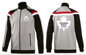 Wholesale Cheap NHL Toronto Maple Leafs Zip Jackets Grey