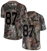 Wholesale Cheap Nike Patriots #87 Rob Gronkowski Camo Men's Stitched NFL Limited Rush Realtree Jersey