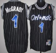 Wholesale Cheap Orlando Magic #1 Tracy McGrady Black Swingman Throwback Jersey