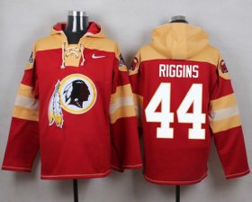 Wholesale Cheap Nike Redskins #44 John Riggins Burgundy Red Player Pullover NFL Hoodie
