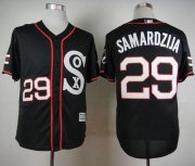 Wholesale Cheap White Sox #29 Jeff Samardzija Black New Cool Base Stitched MLB Jersey