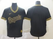 Wholesale Cheap Men Kansas City Royals Blank Black gold Game Nike 2022 MLB Jersey