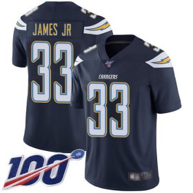 Wholesale Cheap Nike Chargers #33 Derwin James Jr Navy Blue Team Color Men\'s Stitched NFL 100th Season Vapor Limited Jersey